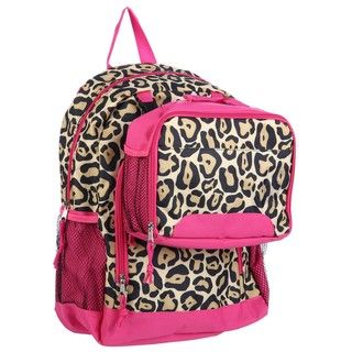 Granite Canyon Cheetah 16 inch Backpack with Lunch Tote