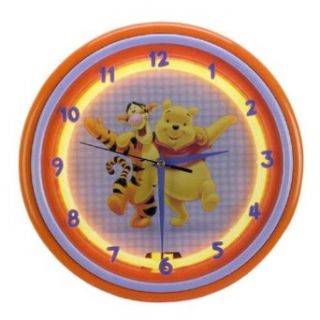 Winnie the Pooh Neon Wall Clock Clothing