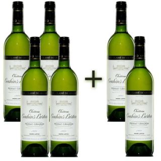 Château Couhins Lurton 1998 (4 bouteilles + 2 offertes)   Vin blanc