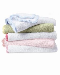 Chunky Chenille Scalloped Edge Baby Blanket Clothing