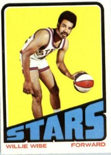 1972 73 Topps Basketball #185 Willie Wise Utah Stars