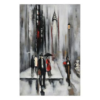 Lecavalier Bustling City II Hand painted Canvas Art See Price in