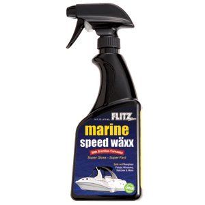 Flitz Marine Speed Waxx Super Gloss Spray   16 oz. Bottle