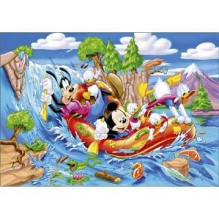 Clementoni   Puzzle de 104 pièces   Mickey et ses amis  Rafting