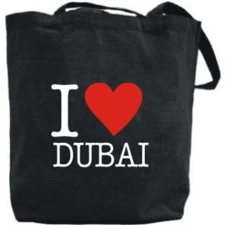 Canvas Tote Bag Black  Love Classic Dubai  United Arab