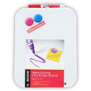 Boone Magnet Compatible 8.5 x 11 inch Dry Erase Board Today $10.99