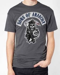 Sons of Anarchy Logo Patch T shirt Clothing