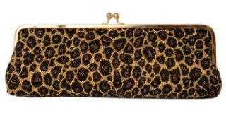 Full Beaded, Clutch, Metal Frame, Evening Bags   Tiger (61