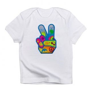 Artsmith, Inc. Infant T Shirt Peace Sign Hand Symbol