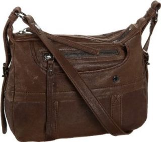 York by Andrew Marc Backstage Long Cross Body,Umber,one size Shoes