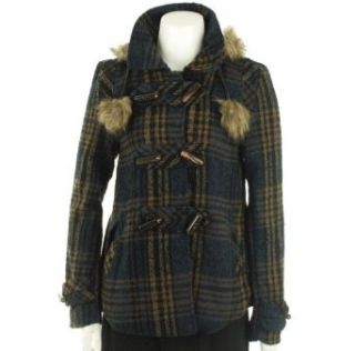 Dollhouse Wool Blend Jacket Blue/Brown S Clothing