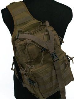 Tactical Utility Gear Sling Bag Backpack Coyote Brown L