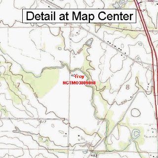 USGS Topographic Quadrangle Map   Troy, Missouri (Folded