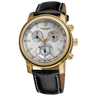 Akribos XXIV Coronis Mens Chronograph Quartz Strap Watch