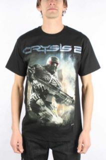 Crysis 2   Action Mens T Shirt in Black Clothing