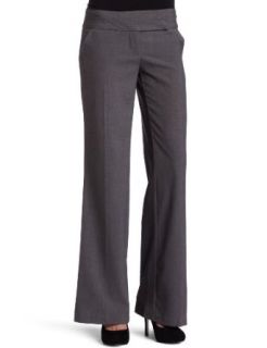My Michelle Juniors Tab Closure Suiting Pant,Gray,1