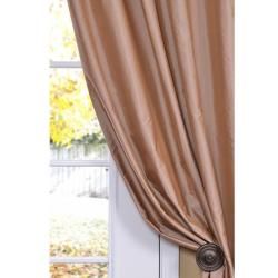 Dusty Pink Faux Silk 108 inch Curtain Panel