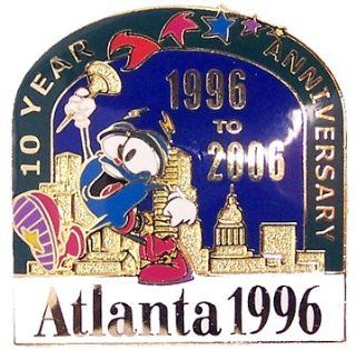 Atlanta 1996 Olympics 10 Year Anniversary Mascot Pin