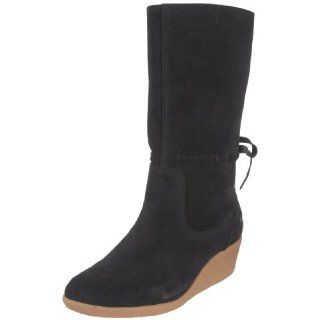 Lacoste Womens Vermont Boot,Black,5 M US Shoes