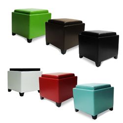 Contemporary Storage Ottoman with Tray Today $126.39 4.9 (15 reviews