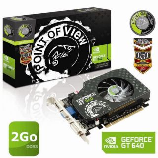 Point Of View TGT GT640 2Go DDR3 UltraCharged   Achat / Vente CARTE