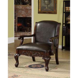 Antique Dark Cherry Accent Chair Today: $294.99 4.8 (29 reviews)
