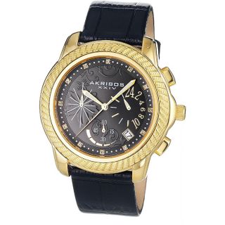 Akribos XXIV Mykonos Womens Chronograph Quartz Strap Watch