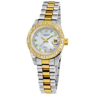 Akribos XXIV Womens Diamond Quartz Bracelet Watch MSRP: $645.00 Today
