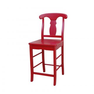 Empire Red 24 inch Stool