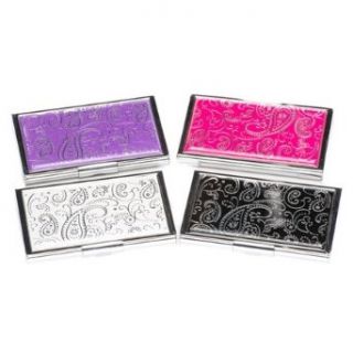 104 Paisley Print Business Card Cases Clothing