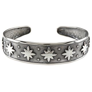 LucyNatalie Sterling Silver Stars Flexible Cuff Bracelet Today $53.99