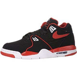 Nike Air Flight 89 Mens Sneaker 306252 060 Black/Sport Red/White