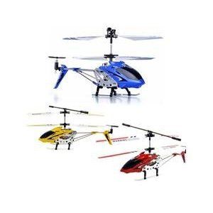 Syma s107G RC helicopter 3 Combo Set Blue,Red, and Yellow