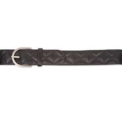 The Tailored Sportsman Quilted C Belt   Black Sports