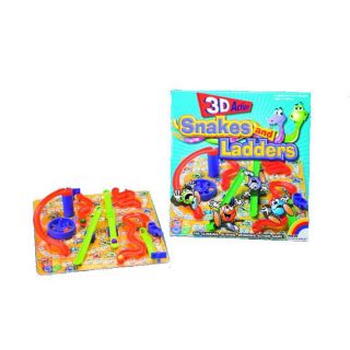Intex Games 3D Action Snakes and Ladders Traditional Board Game Today