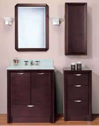 Bathroom Vanity 110 V30: 30 W x 21 D x 34 1/2 H  