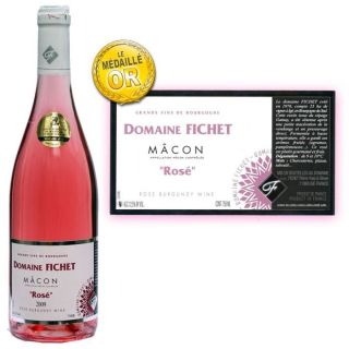 Mâcon rosé Domaine Fichet 2010   Achat / Vente VIN ROSE Mâcon rosé