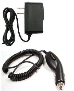 Car Kit Vehicle Charger + Home Wall Travel Battery Charger