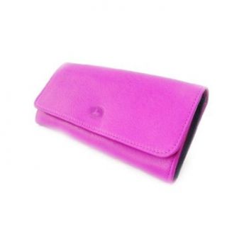Large leather wallet Frandi 2 tone purple wild