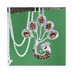 Sterling Silver Joy of India Garnet Necklace (India) Today $81.99