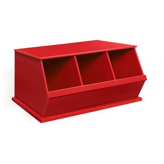 Three Bin Stackable Storage Cubby in Red Today: $69.99 3.2 (4 reviews