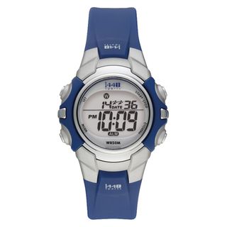 Timex Womens T5J131 1440 Sports Digital Blue/Silvertone Watch