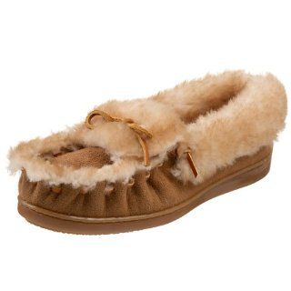 Minnetonka Womens Sheepskin Slipper Boot Shoes