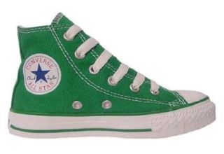 All Star Hi Top Little Kids Kelly Green Canvas Shoes size 3 Shoes
