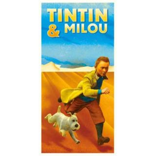 76 cm   LICENCE  modèle 100% officiel Tintin DIMENSIONS  152 x 76
