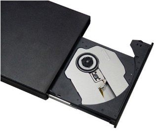 AGPtek USB2.0 External 8x DVD+/ RW DL Slim Burner/Drive