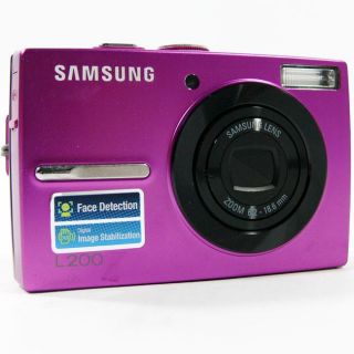 Samsung L200 10.2MP Plum Digital Camera (Refurbished)