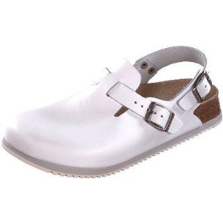 Birkenstock clogs Tokio from Leather in White with a regular insole