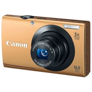 Canon Powershot A3400IS 16MP Gold Digital Camera