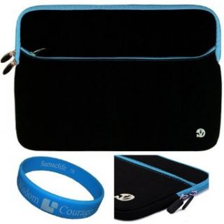 Blue Trim Durable Protective Neoprene Laptop Sleeve for